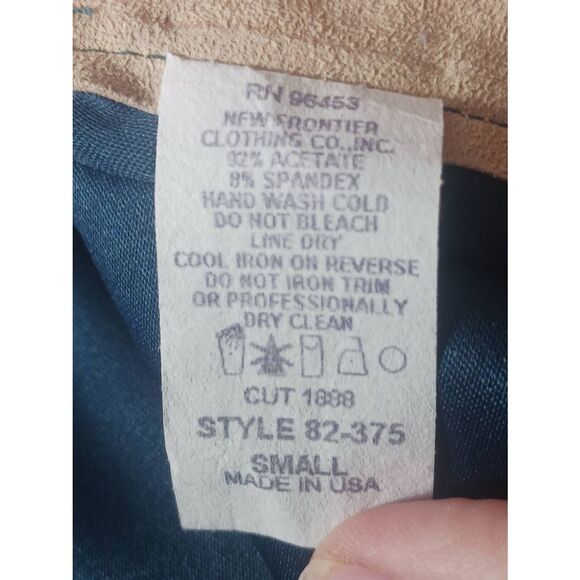 Vintage suede feel full length western walking skirt - Picture 3 of 4